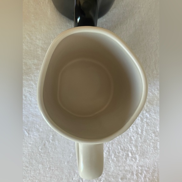 Rae‎ Dunn Black and Cream Mug Set - Other Half & Better Half - Picture 4 of 7